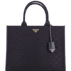 Prada Symbole Shopper Tote Jacquard Large